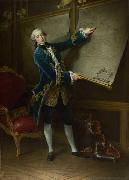 Francois-Hubert Drouais Portrait of Count of Vaudreuil Sweden oil painting artist